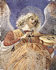 Angel Canvas Paintings - Music-making Angel